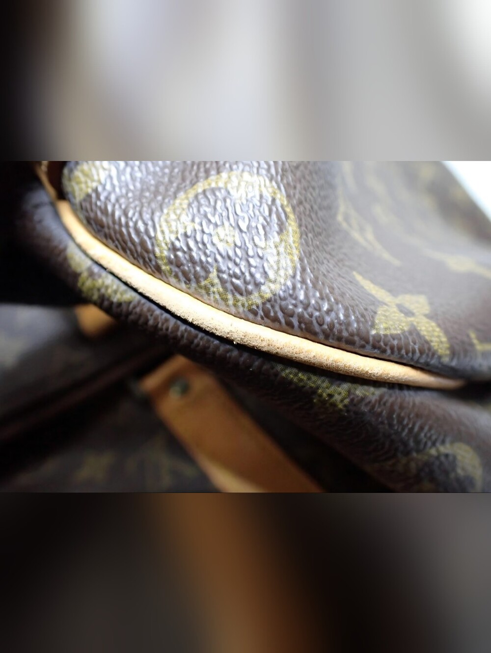 Louis Vuitton Keepall 50 Travel Bag Duffel Brown Monogram Canvas Leather - Picture 9 of 11
